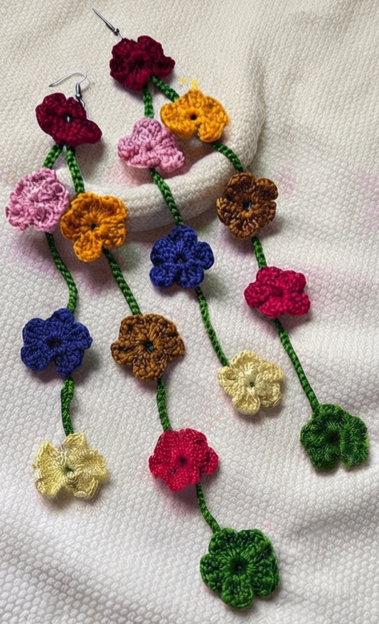 Flower earrings